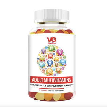 VITA GLOBE Adult Multivitamin Gummies – with Vitamins C, D, E, B6, B12, Folate & Biotin | Daily Multivitamin Supplement for Energy VITA GLOBE buy supplements canada
