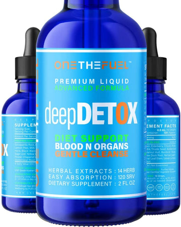 DeepDetox 2oz. Plant-Based Colon Intestinal Gut Liver Cleanse Detox Support. Purify Blood ONETHEFUEL buy supplements canada