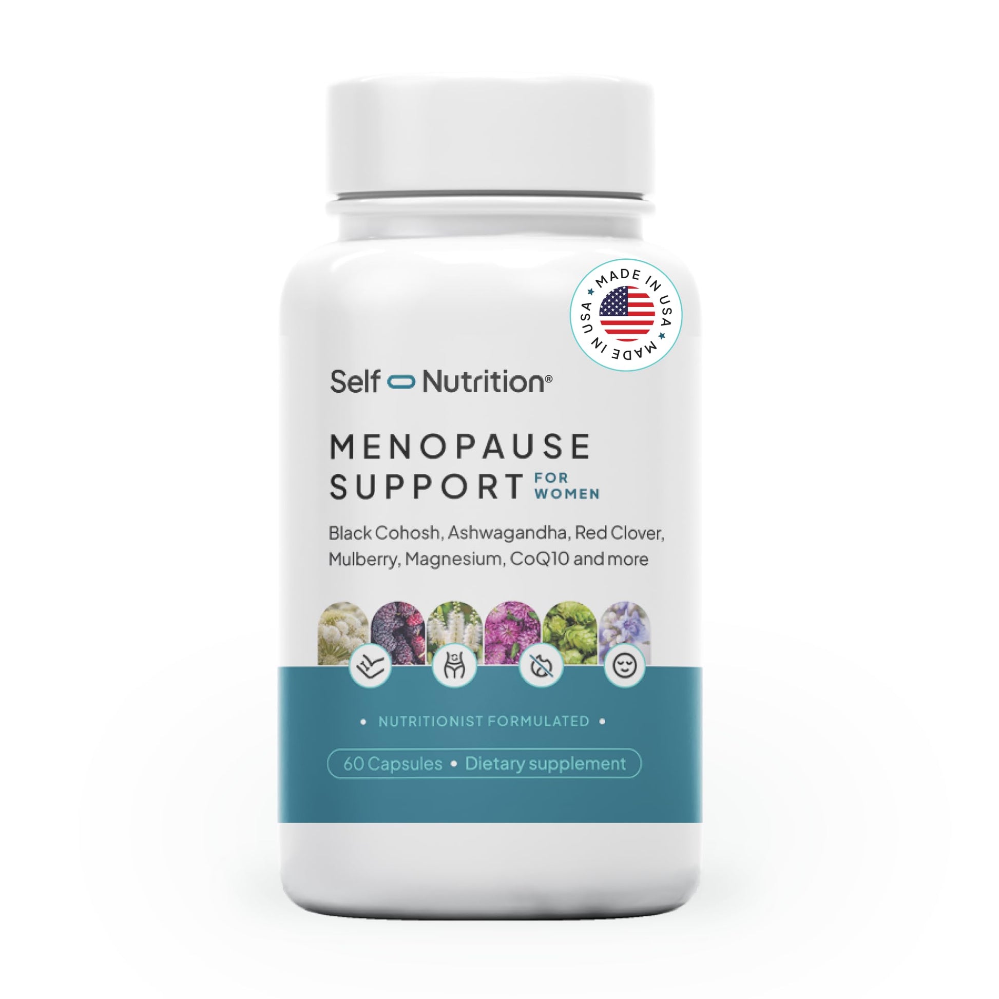 SELF NUTRITION Menopause Support for Women -All-Natural, Hormone-Free Perimenopause & Menopause Support. Unique Blend for Hot Flashes, Mood, Energy, Sleep & More. Vegan, Gluten-Free, 60 Capsules. SELF NUTRITION buy supplements canada