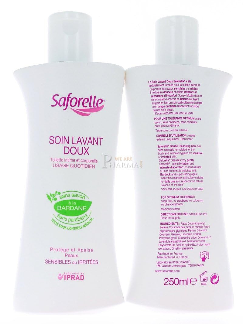 Saforelle Gentle Cleansing Care 2X250ml Saforelle buy supplements canada