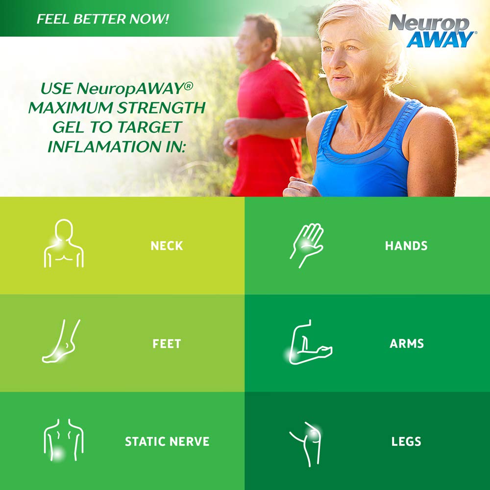 NeuropAWAY® Maximum Strength Gel, for Nerve discomfort, Burning, Tingling, and Numbness 2oz NeuropAWAY buy supplements canada