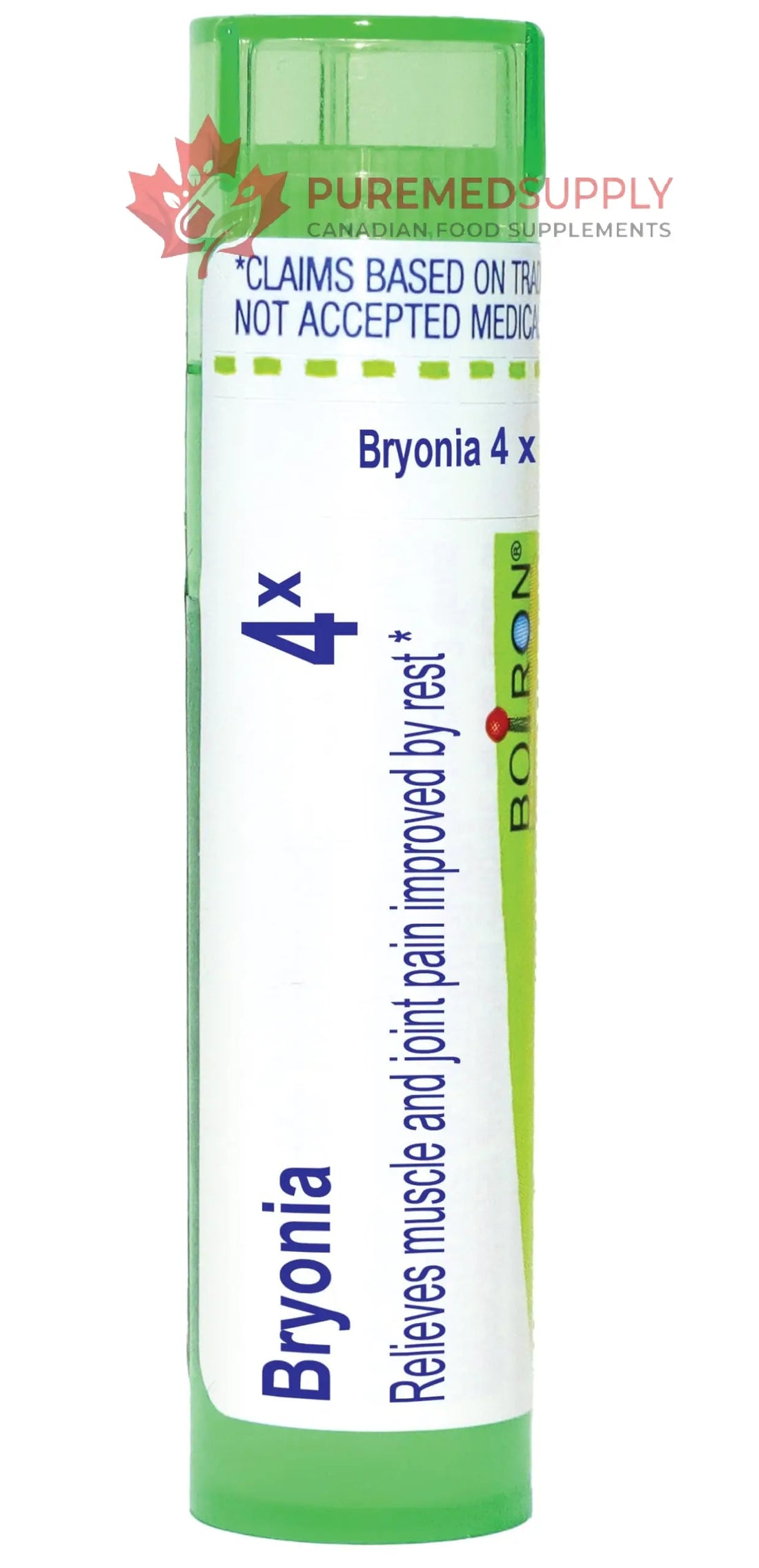 Boiron Bryonia 4X Homeopathic Medicine for Muscle & Joint Pain - 80 Pellets Boiron buy supplements canada