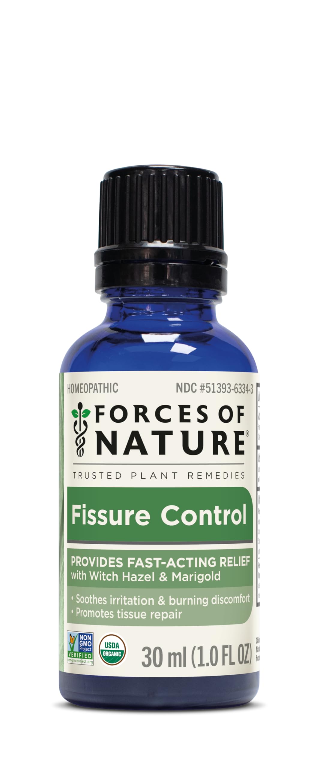 Forces of Nature Fissure Control, Organic Homeopathic Treatment with Witch Hazel for Anal Fissures, Hemorrhoid Related Irritation & Discomfort, Fast, Natural Topical Relief, 1 Fl Oz Forces of Nature buy supplements canada