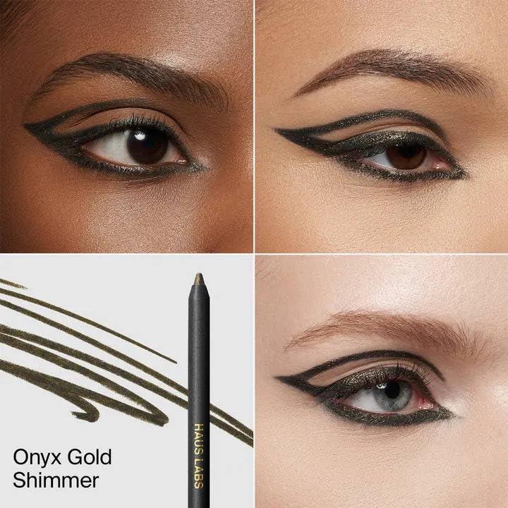 HAUS LABS BY LADY GAGA Optic Intensity Eco Eyeliner - Onyx Gold Shimmer + Complimentary Sheet Face Masque HAUS LABS BY LADY GAGA buy supplements canada