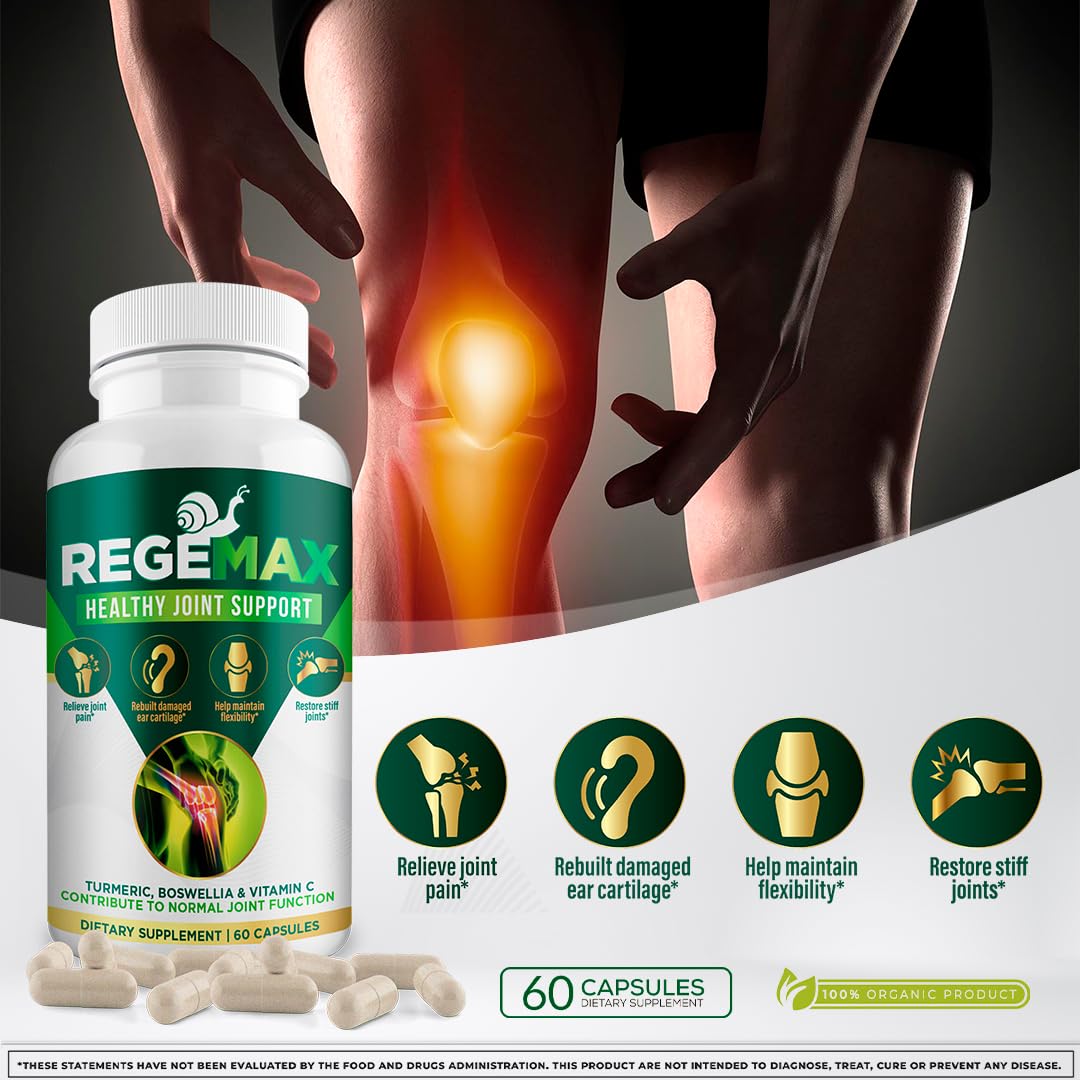 AURA VITAMINS REGEMAX regenerates and Helps Alleviate Joint discomfort Supplement, Snail Protein, Boswellia Serrata, and Turmeric – 60 Caps. (2) AURA VITAMINS buy supplements canada