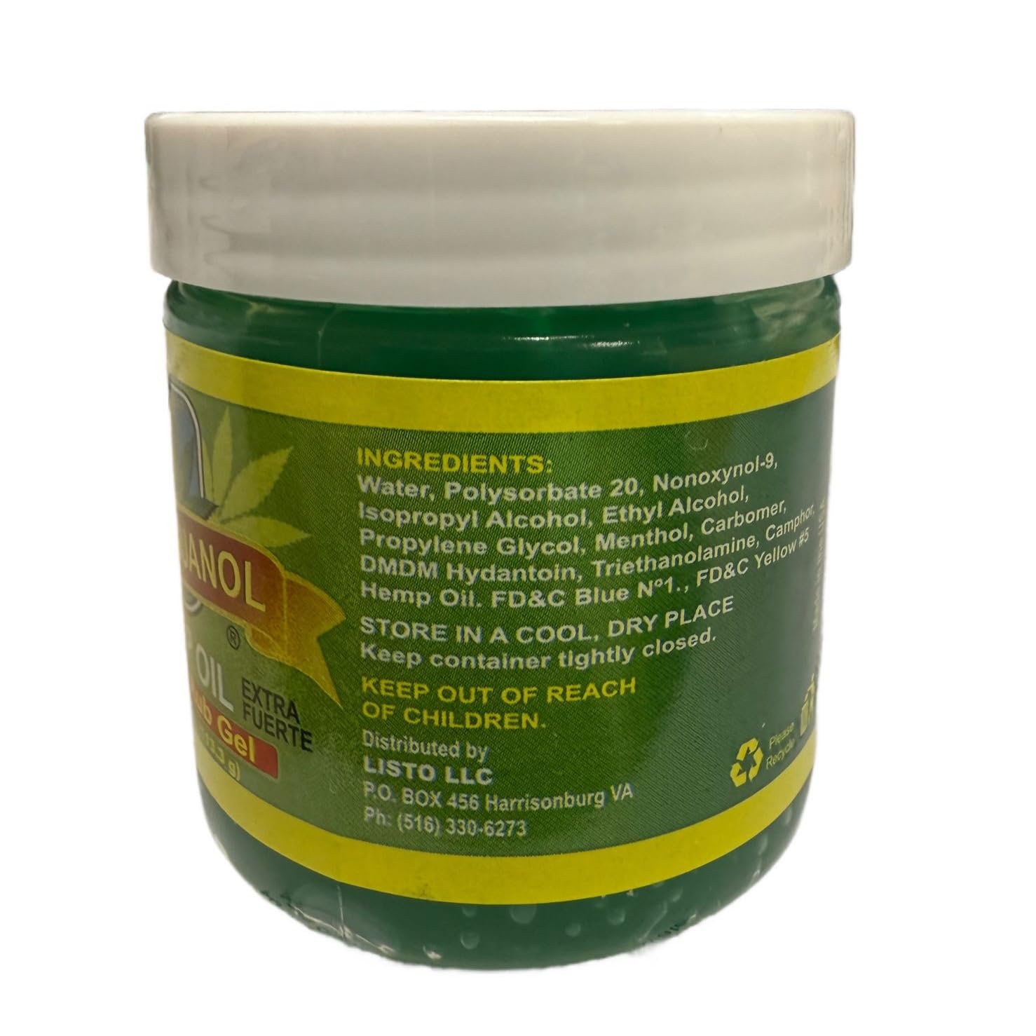 Mariguanol 9 Oz. Extra Strong Muscle Rub Gel with Hemp Oil, Menthol & Camphor – Cooling, Rapid-Absorbing Topical Gel for Active Lifestyles – Net Wt. 9 oz (255.4 g) [Pack of 2] MARIGUANOL buy supplements canada