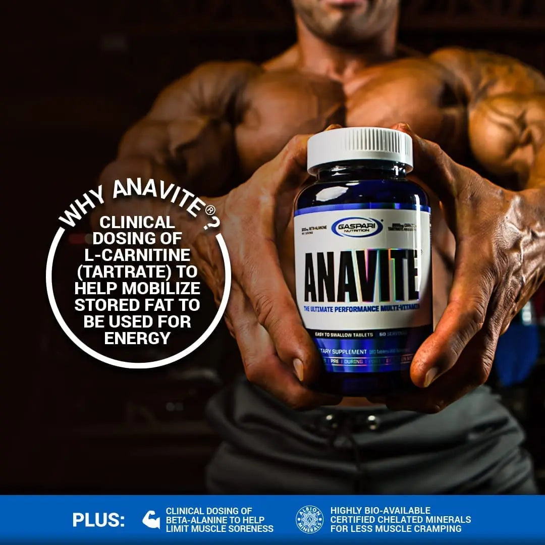 Gaspari Nutrition Anavite, Full Spectrum Multi-Vitamin Packs, Anavite Multivitamins, CLA, Omega 3s, Proven Gut, and Proven Liver Detox Gaspari Nutrition buy supplements canada