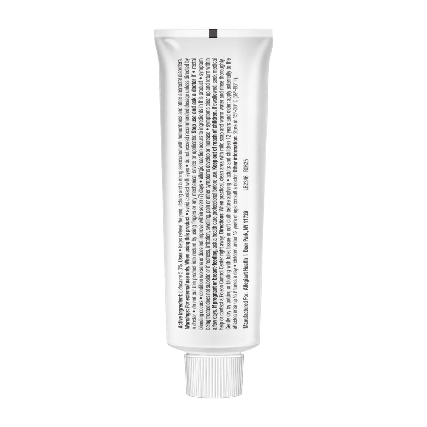 HealthA2Z® Rectal Care Cream | Lidocaine 5% / Local Anesthetic | 28g Tube | Topical Numbing Cream & Other Anorectal Disorders | Relieves Pain, Itching & Burning HealthA2Z buy supplements canada