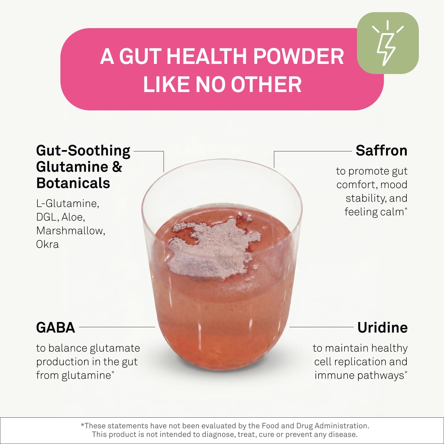 NeuroScience Gut Brain Align Powder - L-Glutamine Powder for Gut Health and Stress Support - Glutamine, GABA, Saffron, NeuroScience buy supplements canada
