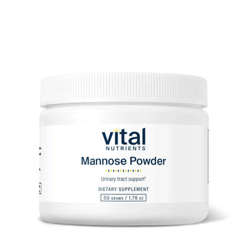 Vital Nutrients Mannose Powder 50g - Vegan D-Mannose Supplement for Urinary Tract and Bladder Support - Gluten, Dairy, Soy Free - Non-GMO - 25 Servings Vital Nutrients buy supplements canada