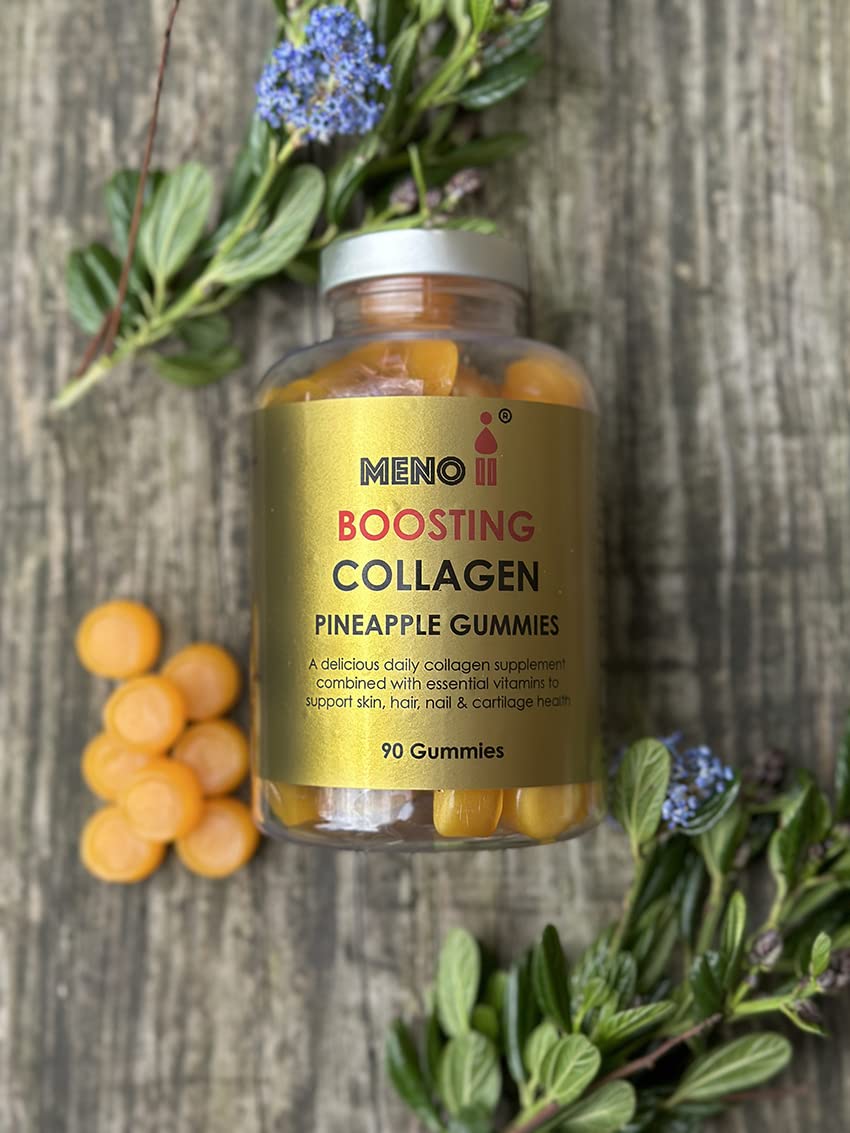 Meno® Boosting Collagen Natural Pineapple 90 Gummies Meno II buy supplements canada