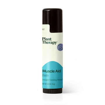 Plant Therapy Muscle Aid Balm .5 oz Soft & Creamy Balm, Cooling Relief, Natural Ingredients Plant Therapy buy supplements canada