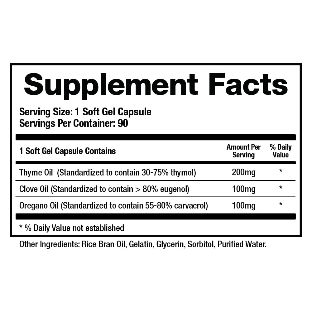 BioMatrix Biofilm Disruptor, GI Repair Digestive Supplement for Men and Women, Oil of Thyme, Oregano & Clove, Gut Microbiome & Intestinal Health Support | Microb-Defend (90 Softgels) BioMatrix buy supplements canada