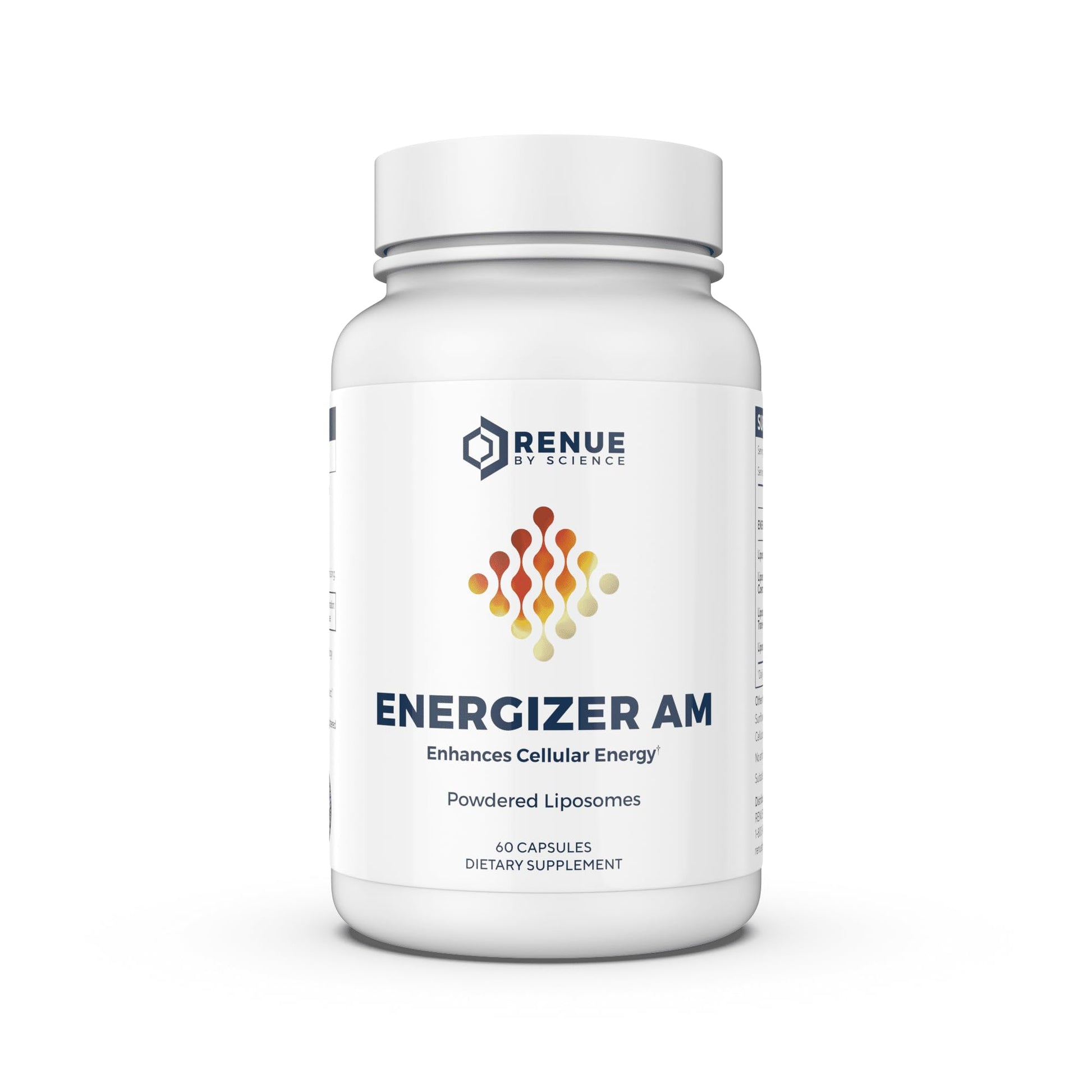 Renue By Science Energizer AM | Liposomal Resveratrol Hesperidin & Green Tea Supplement | 60 Capsules with Trans Resveratrol (65mg) Hesperidin (150mg) Green Tea Extract (35mg) - Non-GMO | Made in USA Renue By Science buy supplements canada
