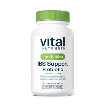 Hyperbiotics Vital Nutrients IBS Probiotic | Reduce Symptoms of IBS* | Clinically Studied Vegan probiotic for IBS Relief from Bloating, Gas, Diarrhea, & Abdominal Discomfort* | 30 Capsules Hyperbiotics buy supplements canada