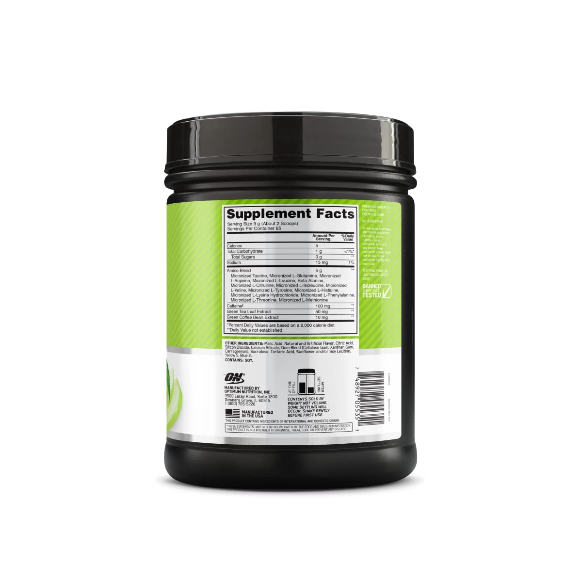Optimum Nutrition Amino Energy with Green Tea and Green Coffee Extract, Flavor Optimum Nutrition buy supplements canada