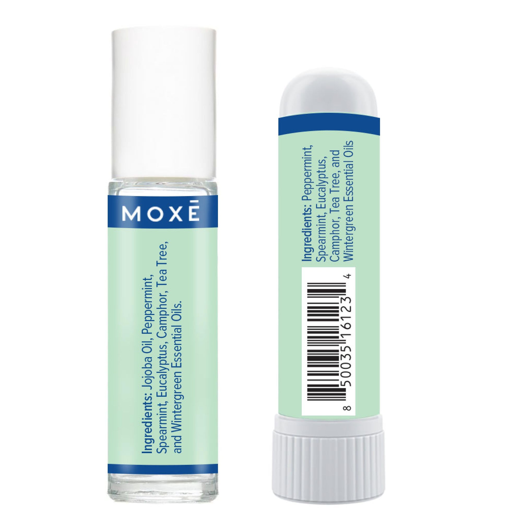 MOXE Migraine Rollon Stick & Nasal Inhaler, Fast Cooling Comfort for Headaches & Tension, Non-Medicated Soothing Vapors, Peppermint, Eucalyptus, and Other Essential Oils, Metal Roller, Made in USA MOXE buy supplements canada