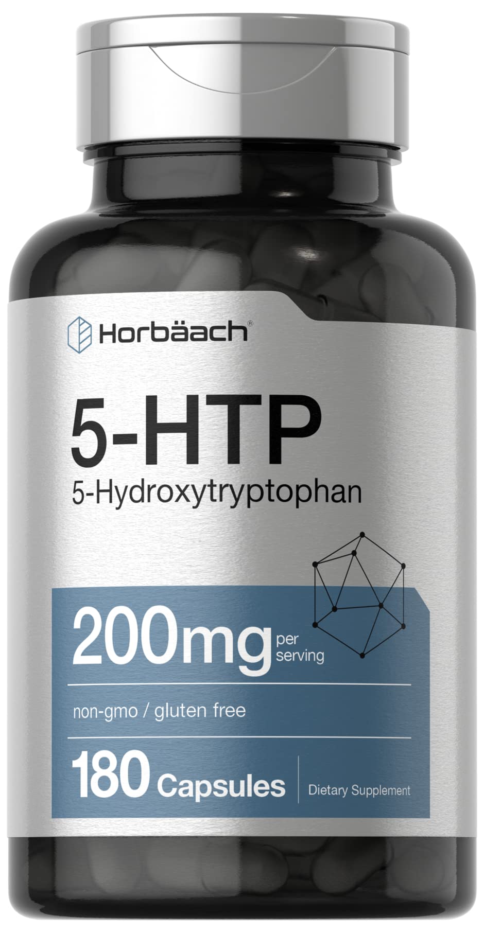 5HTP 200mg Capsules | 180 Capsules | Griffonia Simplicifolia | 5HTP Extra Strength Supple Horbäach buy supplements canada