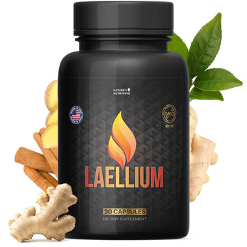 Laellium Capsules – Natural Supplement with Green Tea, Apple Cider Vinegar & Ginseng – Non-GMO, Supports Wellness – 30 Capsules, 1 Month Supply Nature’s NutriWave buy supplements canada