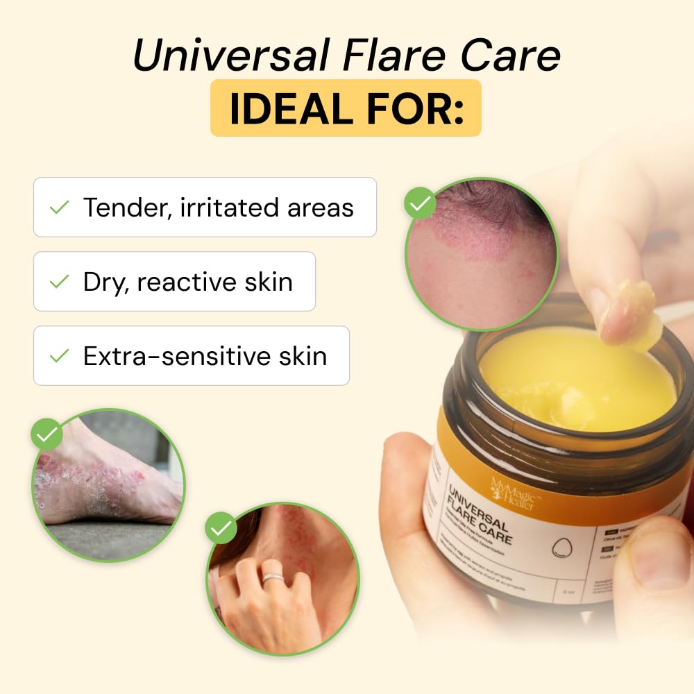 MyMagicHealer Universal Flare Care | Essential Oil Free | Baby Dermatitis, Diaper Rash, Eczema, Psoriasis, Impetigo | Wound Car MyMagicHealer buy supplements canada
