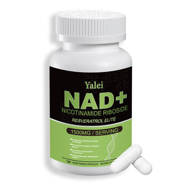 Yalei NAD Resveratrol Supplement 1500mg,120 Veggie Capsules | Liposomal NAD Plus Boosting | Support Cellular Health, Stamina & Healthy Aging for Women & Men | Non-GMO Yalei buy supplements canada
