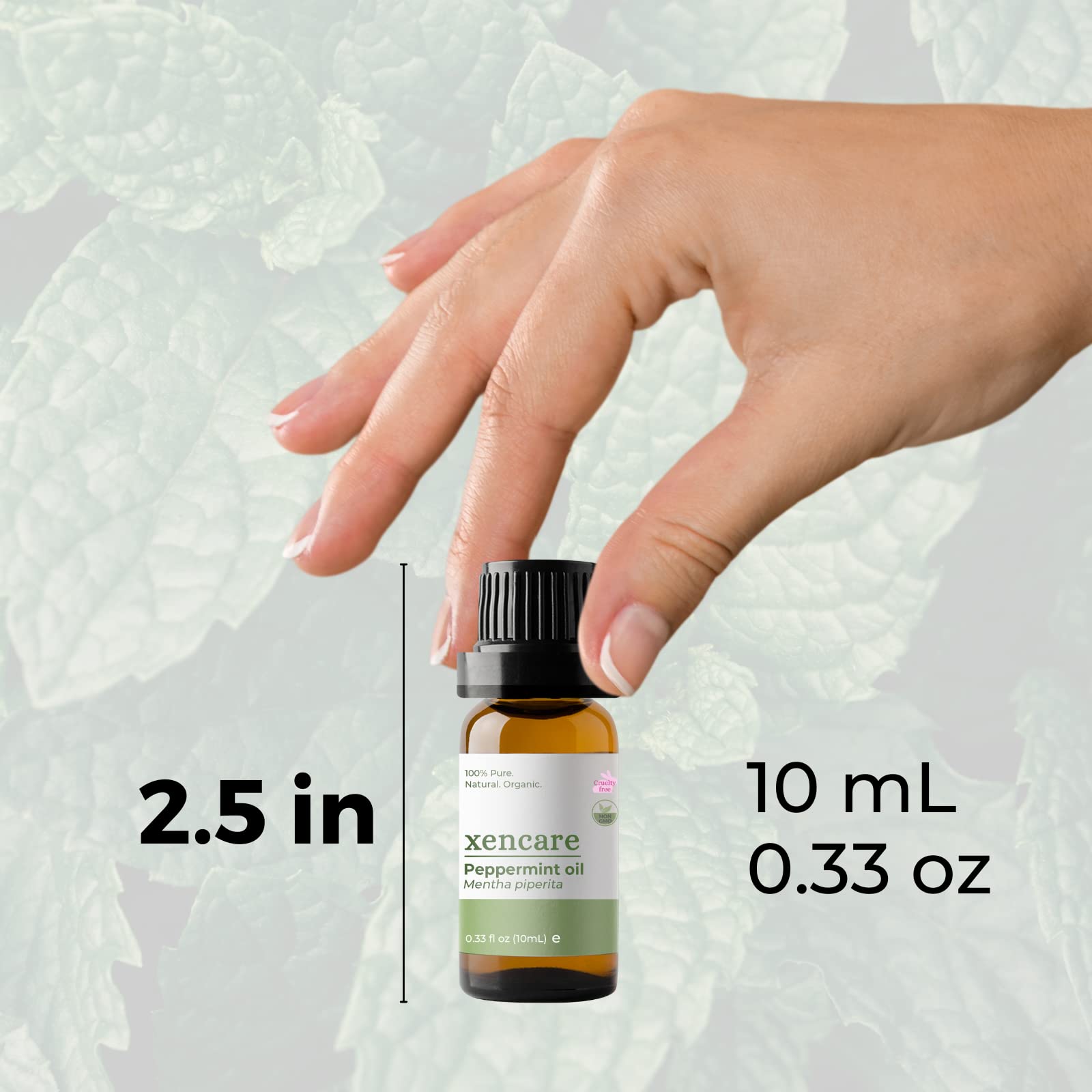 xencare Peppermint USDA Organic Food Grade Essential Oil | 100% Pure Natural Undiluted XenCare buy supplements canada