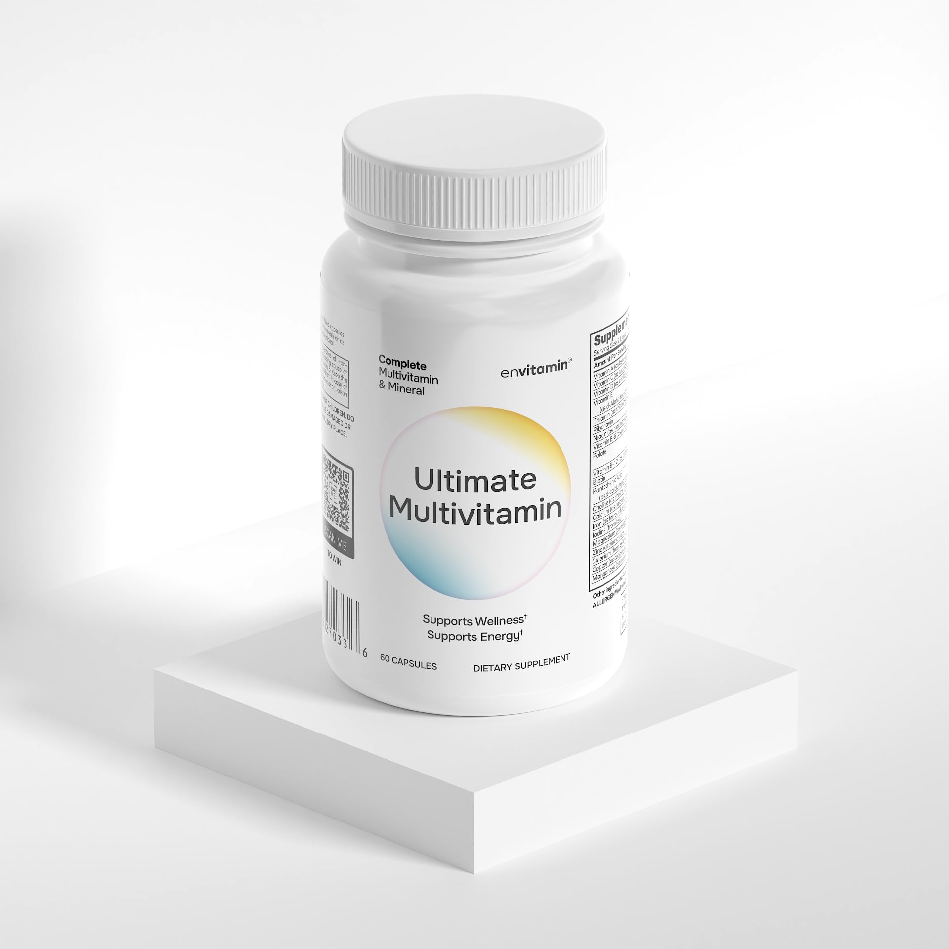 envitamin Ultimate Multivitamin Multimineral and Superfood with 42 Fruit and Vegetable Blend, 60 Count envitamin buy supplements canada