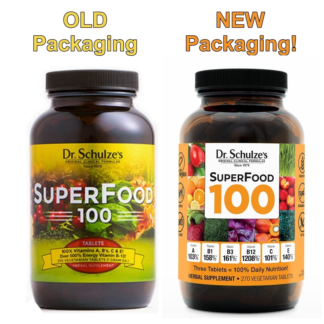 Dr. Schulze's | SuperFood 100 | Vitamin & Mineral Herbal Concentrate | Dietary Supplement Dr. Schulze's buy supplements canada