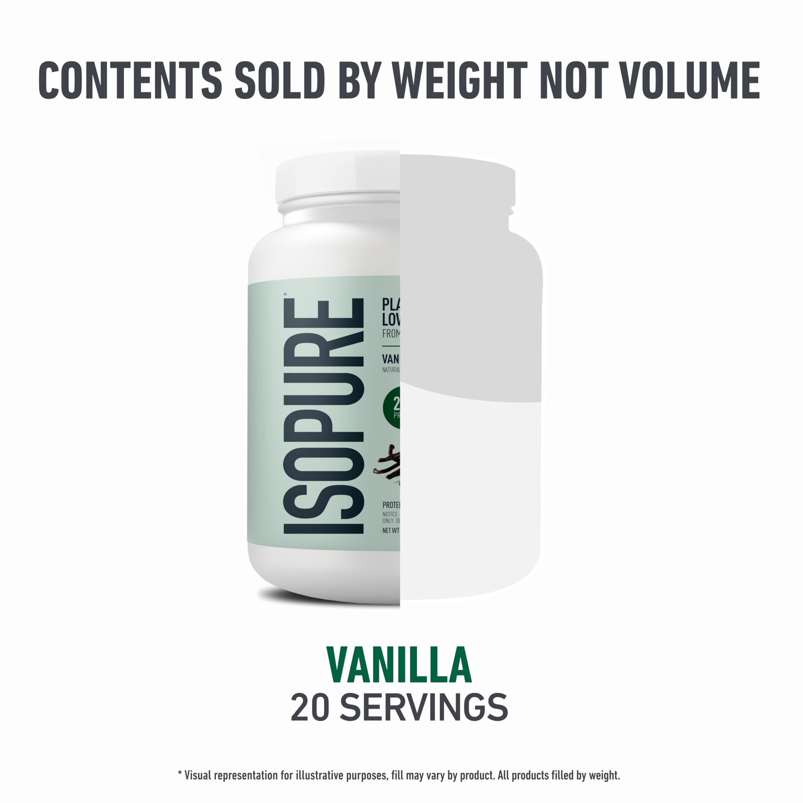 Isopure Plant-Based Protein Powder – 20g Organic Pea and Rice Protein with a Complete Amino Acid Profile – Supports Muscle Recovery Isopure buy supplements canada