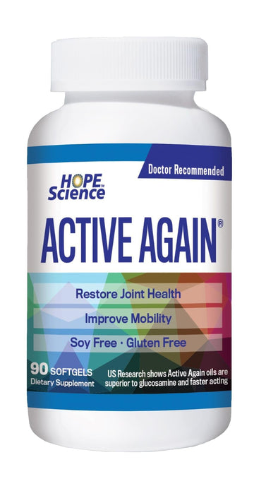 ACTIVE AGAIN Hope Science Joint & Muscle – 90 Softgels | Supports Joint Comfort, Flexibility & Mobility | Muscle & Back Support | Made in USA ACTIVE AGAIN buy supplements canada