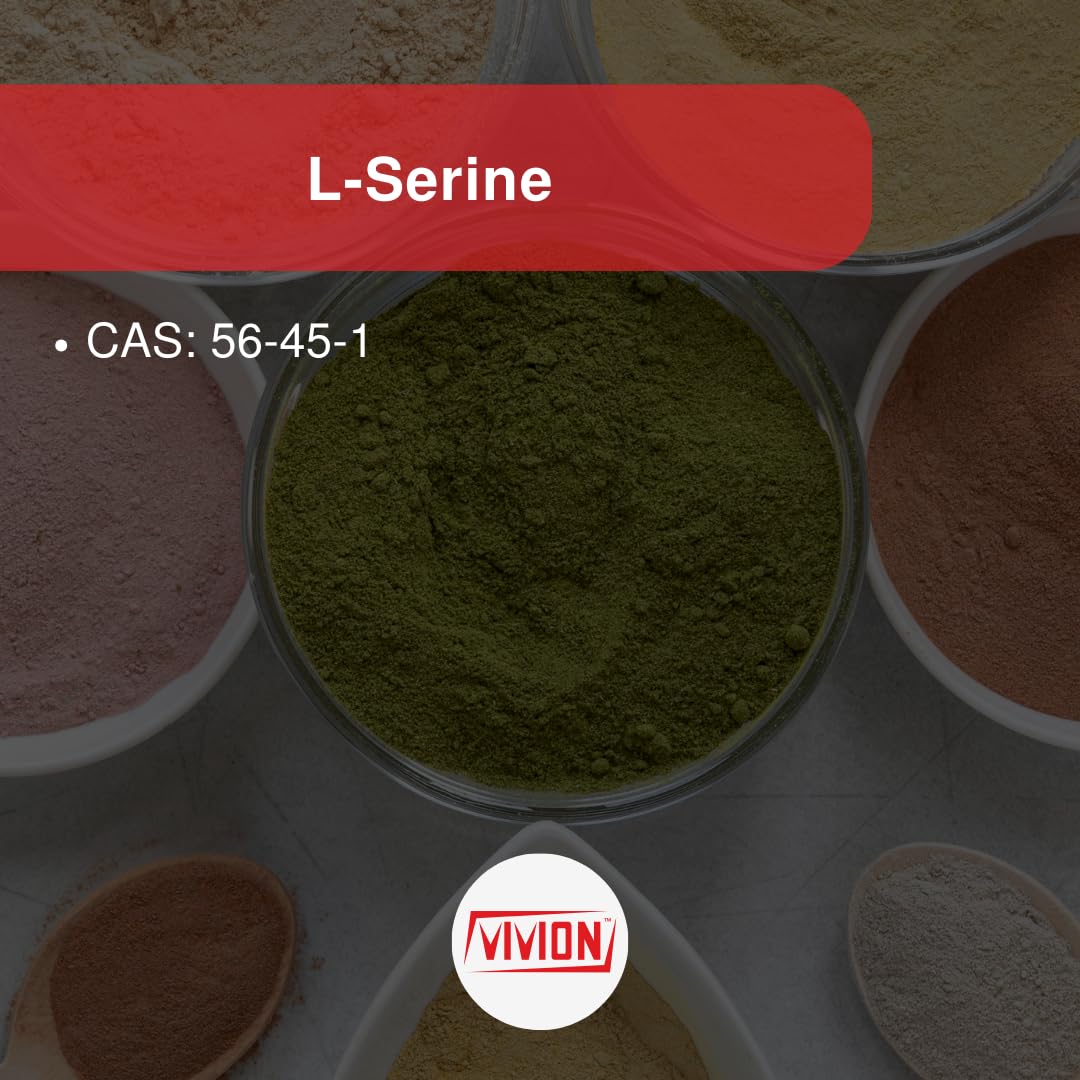 L‑Serine Powder - 1000 Grams - Amino Acid - Powdered for Manufacturing Cognitive Health & Cellular Support Tablet Capsule Formulations - 1 kg (2.2 lb) Vivion buy supplements canada