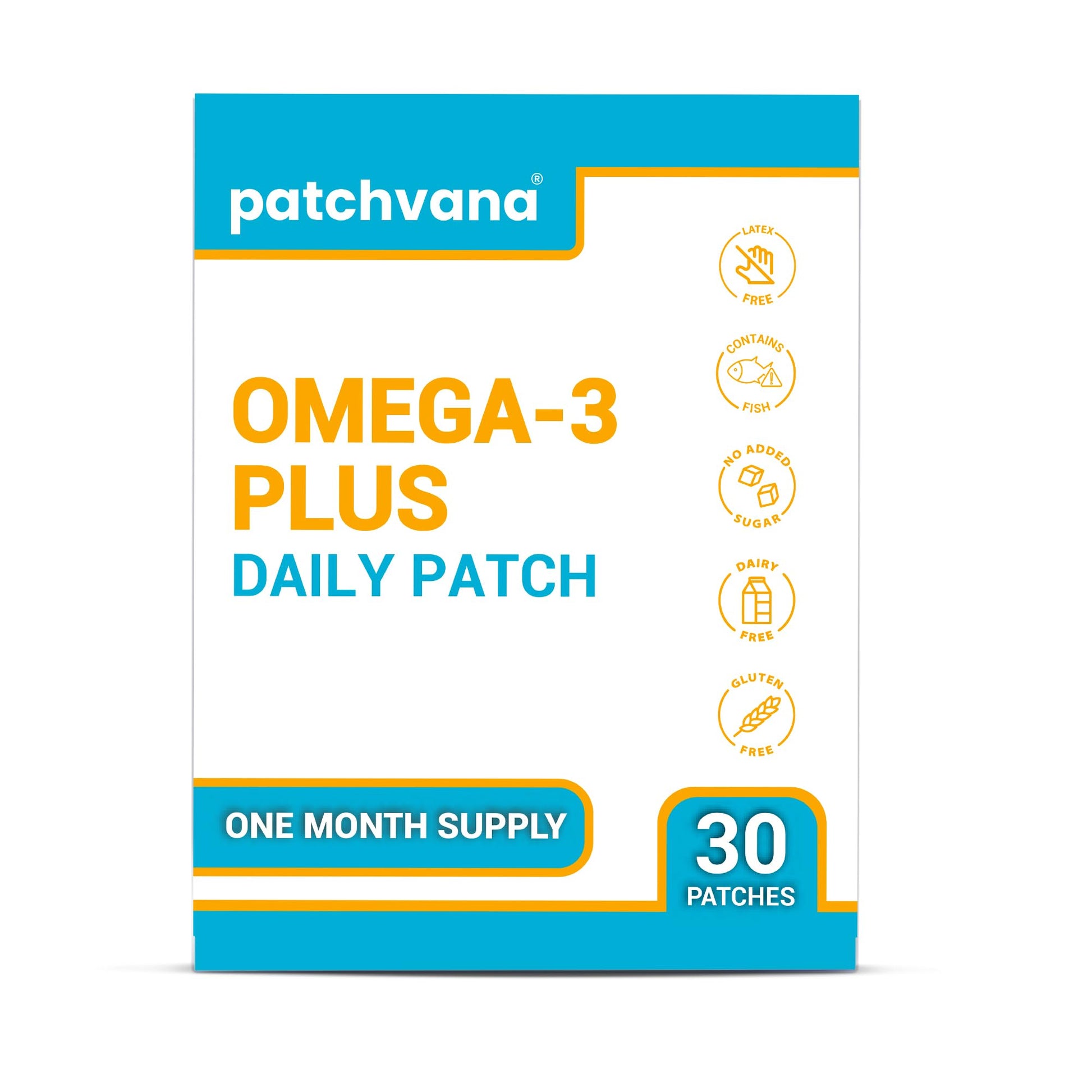 Patchvana Omega 3 Patch for Women & Men, 1 Month Supply, 30 Patches Patchvana buy supplements canada