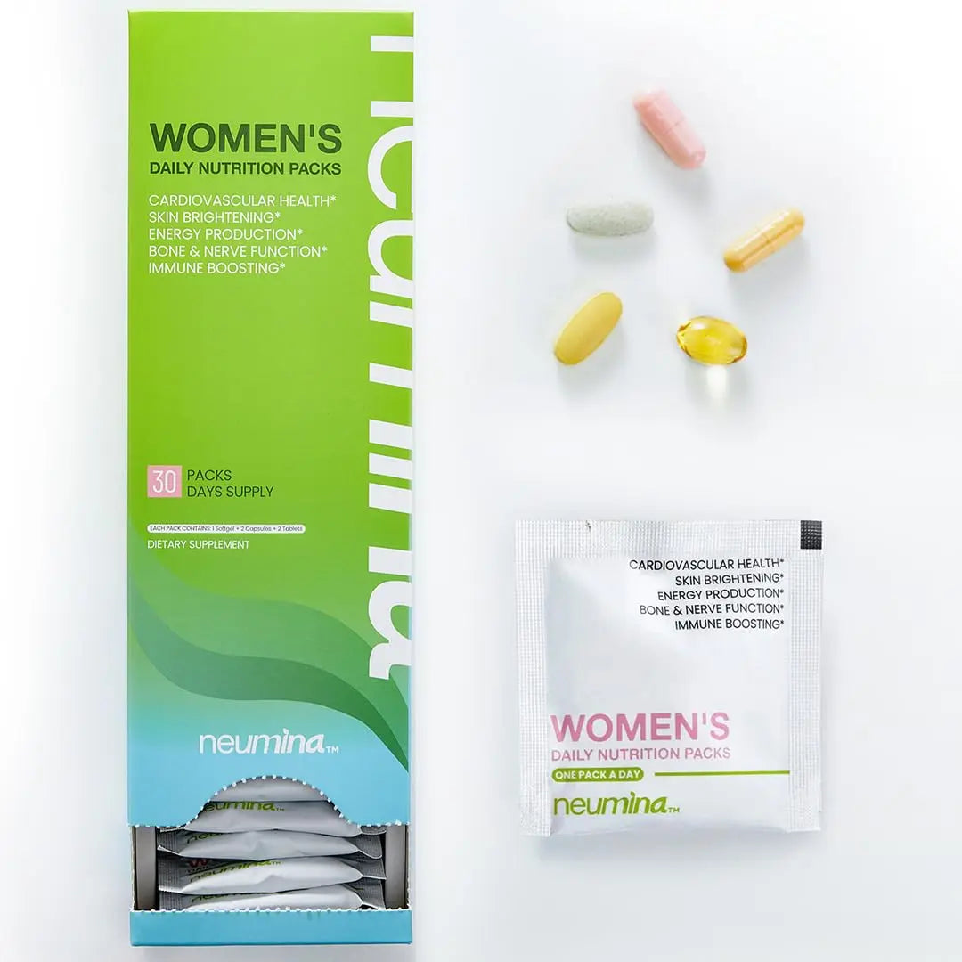 NEUMINA Multivitamin for Women, All-in-One Vitamin Packs for Hair Skin and Nails, Energy Producton, Bone Health, Stress Relief NEUMINA buy supplements canada