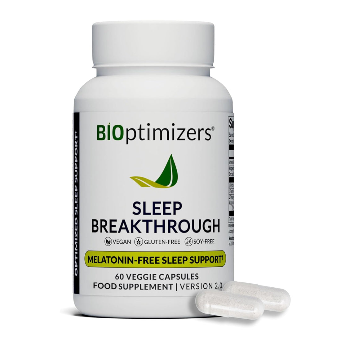 BIOptimizers Sleep Breakthrough Capsules - Natural Support Supplement | Calming Relief Aid for Adults BIOptimizers buy supplements canada