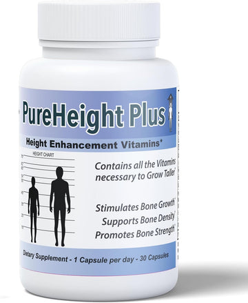 PureHeight Plus Height Enhancement Vitamins PURE BIOTECHNOLOGIES buy supplements canada