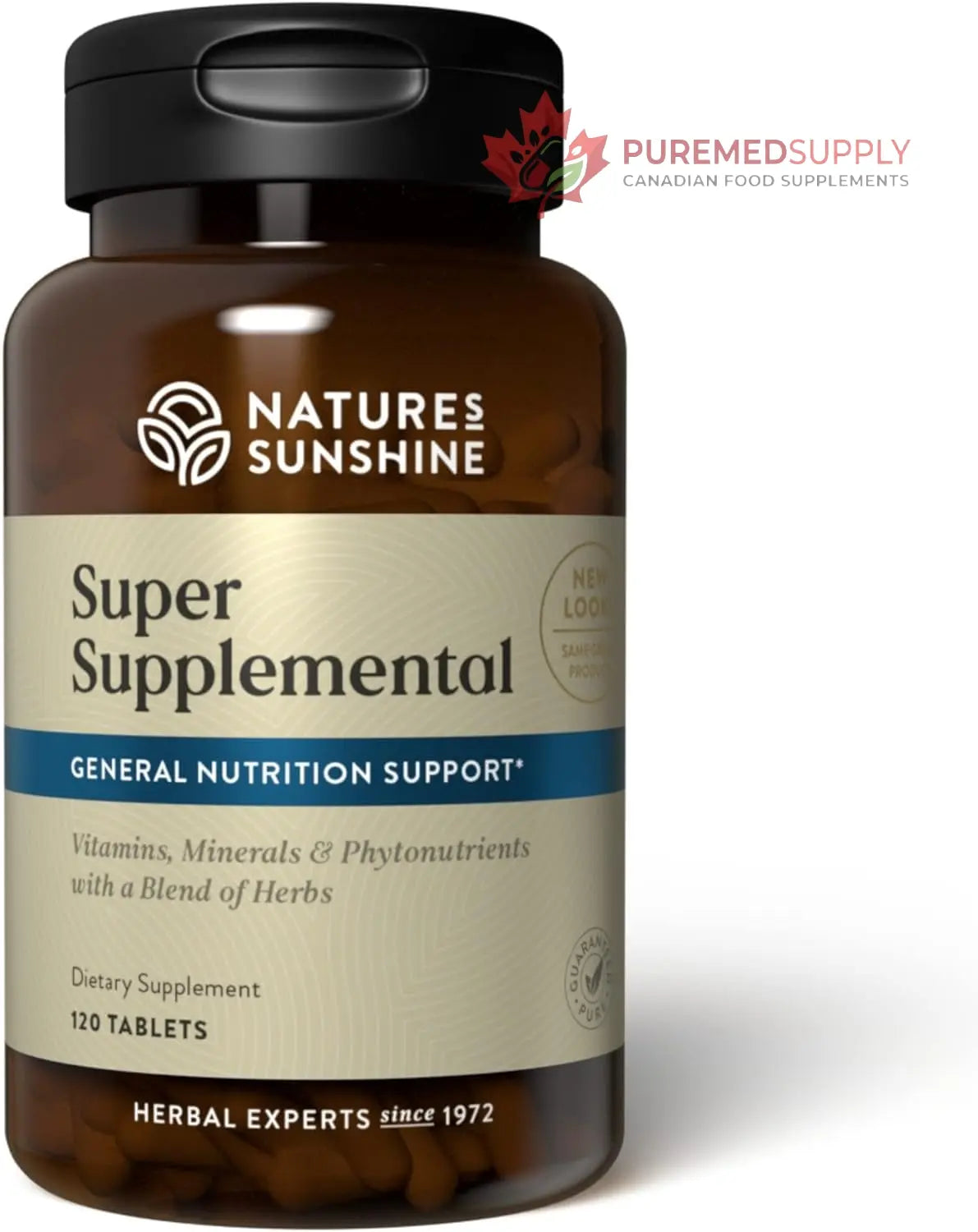 Nature's Sunshine Super Supplemental: Complete Multivitamin with Minerals, Antioxidants & More for Nutritional Gaps, Overall Health, Immune & Energy Support. 120 Tabs Nature's Sunshine buy supplements canada