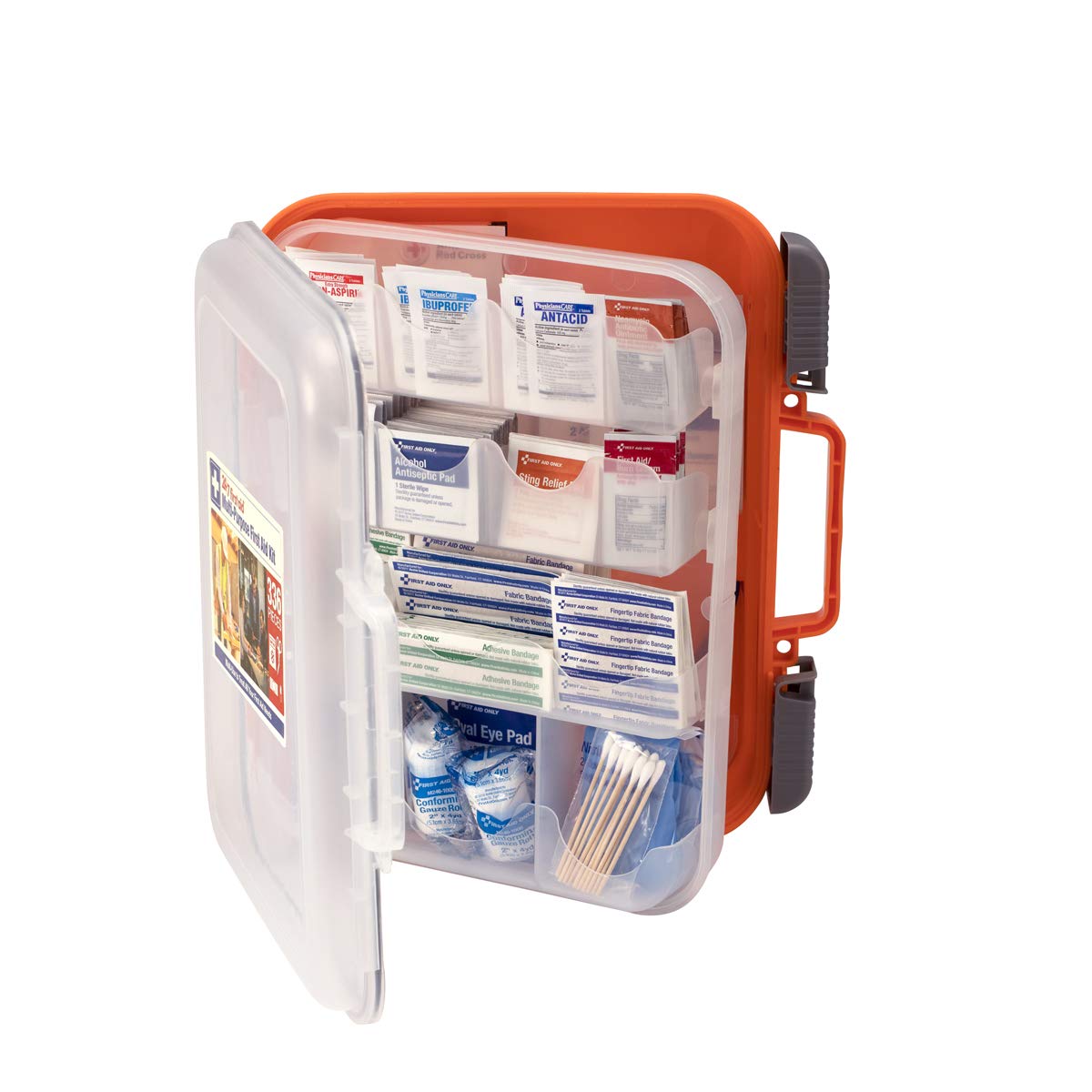 336 Piece First Aid Kit, Plastic Case 24/7 First Aid buy supplements canada