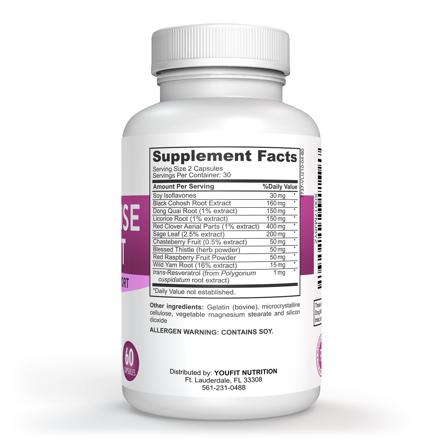 YouFit Nutrition Menopause Relief Capsules for Women - Natural Menopause Supplements for Women - Complete Day and Night Menopause Support - Reduces Hot Flashes, Stress, Night Sweats - 30 Servings YouFit Nutrition buy supplements canada