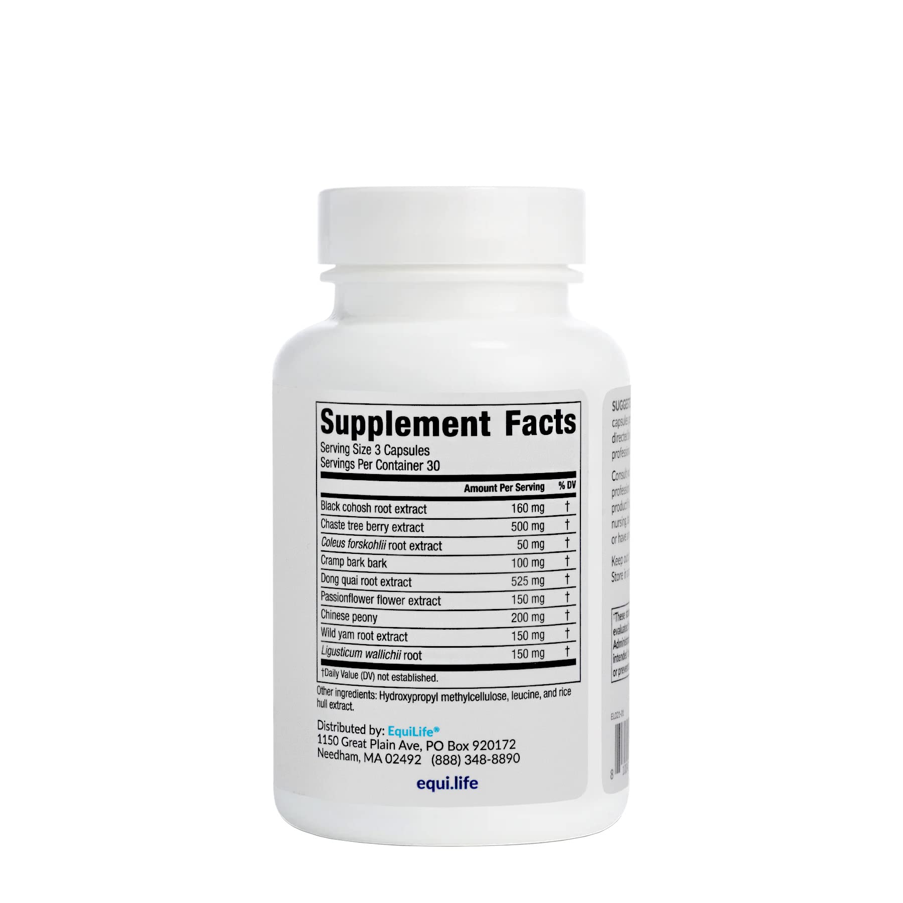 Equilife Hormone Balance Support for Women, Herbal Blend Supplement with Black Cohosh & Passion Flower to Support Overall Wellness, Gluten Free, Vegan, Non GMO, Dairy & Soy Free, 90 Capsules Equilife buy supplements canada
