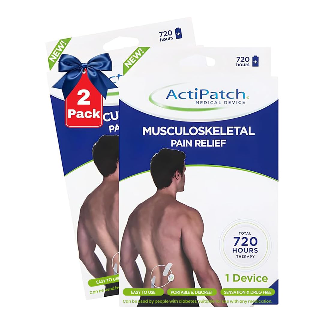 Mint Bucket ActiPatch Wearable Pain-Relief Device, 2-Pack Bundle – Pulsed Shortwave Therapy Loop for Back, Knee, Hip & Joint Discomfort, Long Lasting Leg Pain Relief Product Mint Bucket Brands buy supplements canada
