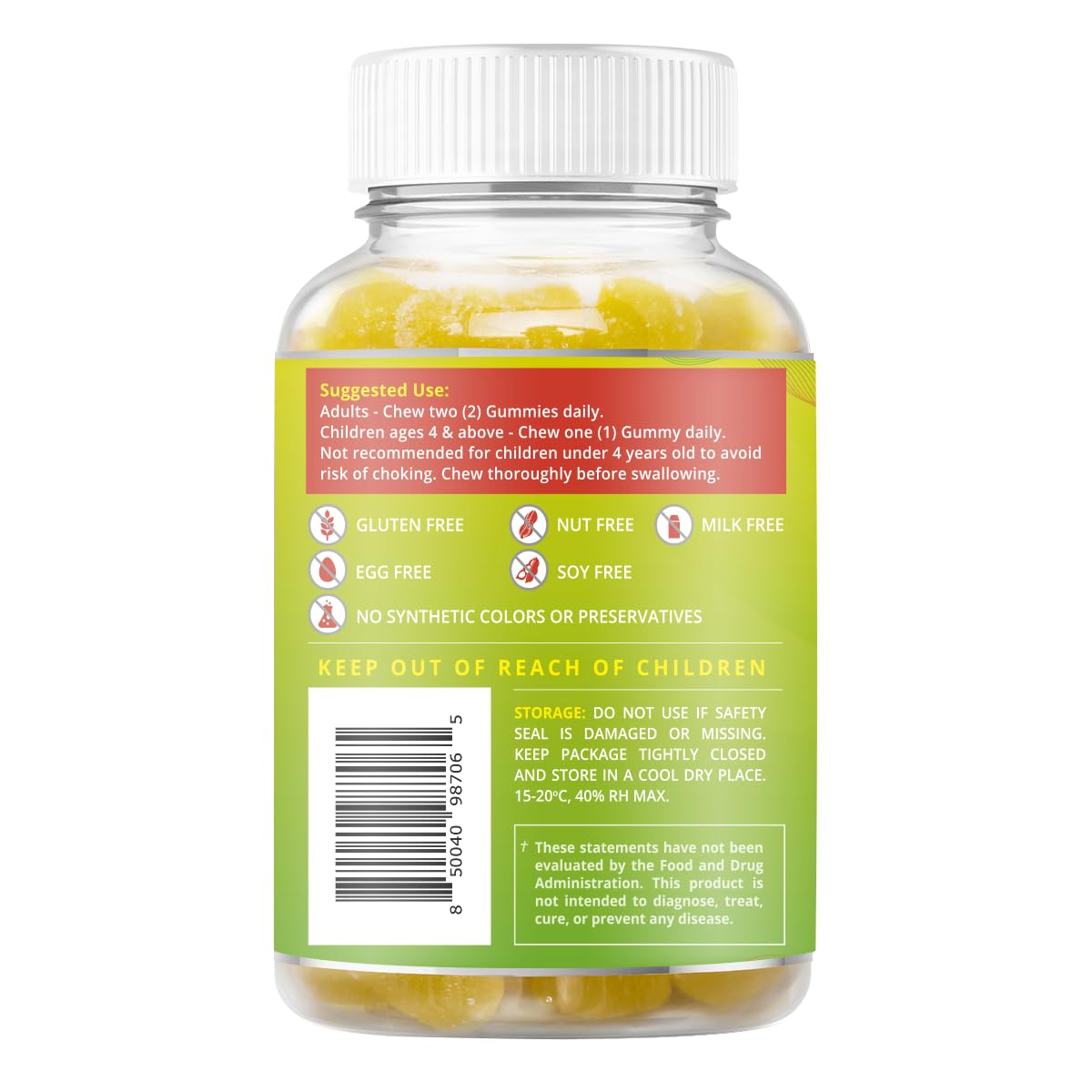 BeLive Magnesium Gummies 200mg - 60 Ct | Magnesium Glycinate Supplements for Relaxation, Stress Relief, and Sleep for Adults & Kids - Tasty and Tangy Pineapple Flavor BeLive buy supplements canada