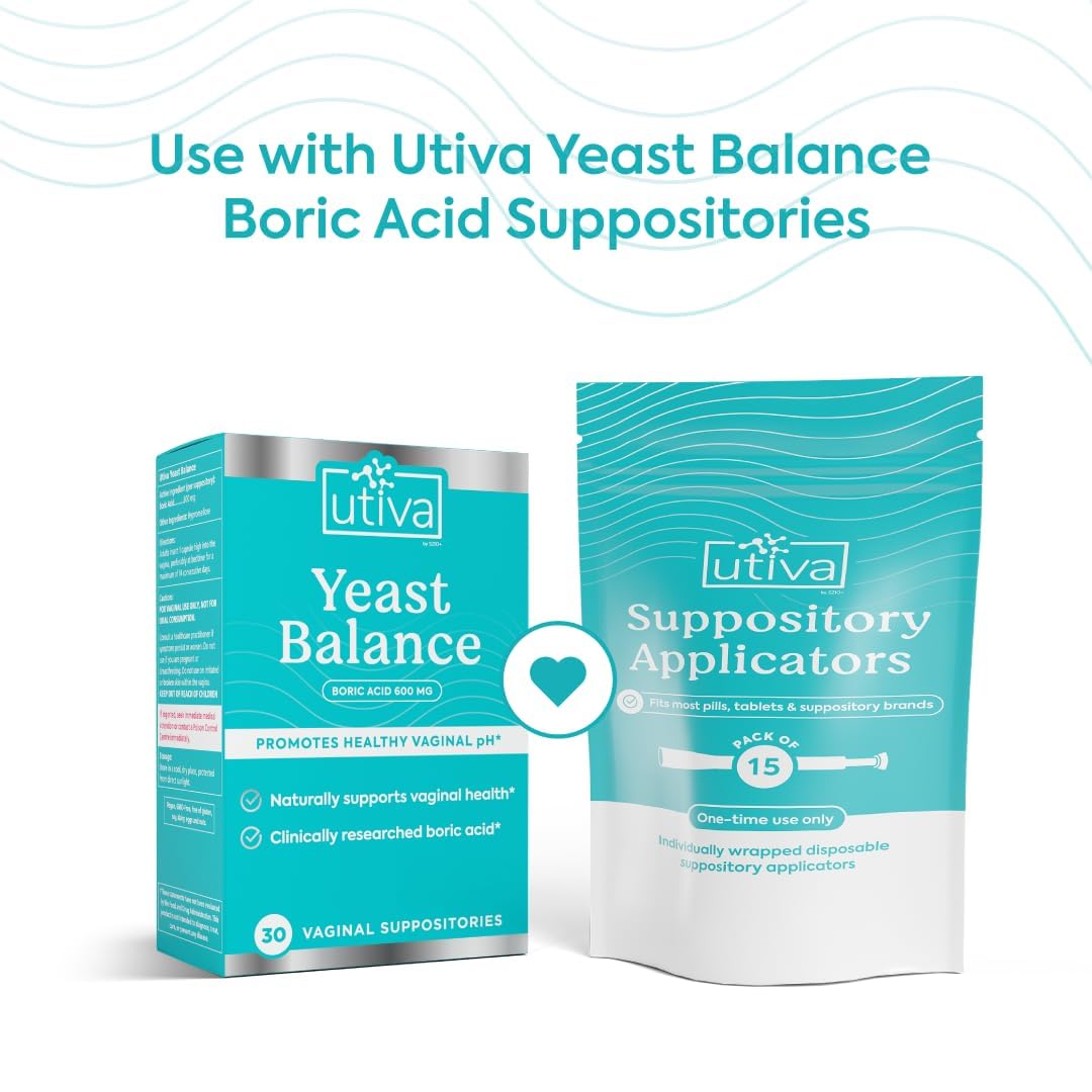 Szio+ Utiva Suppository Applicators – Disposable Vaginal Suppository Applicators – Hygienic Individually Szio+ buy supplements canada