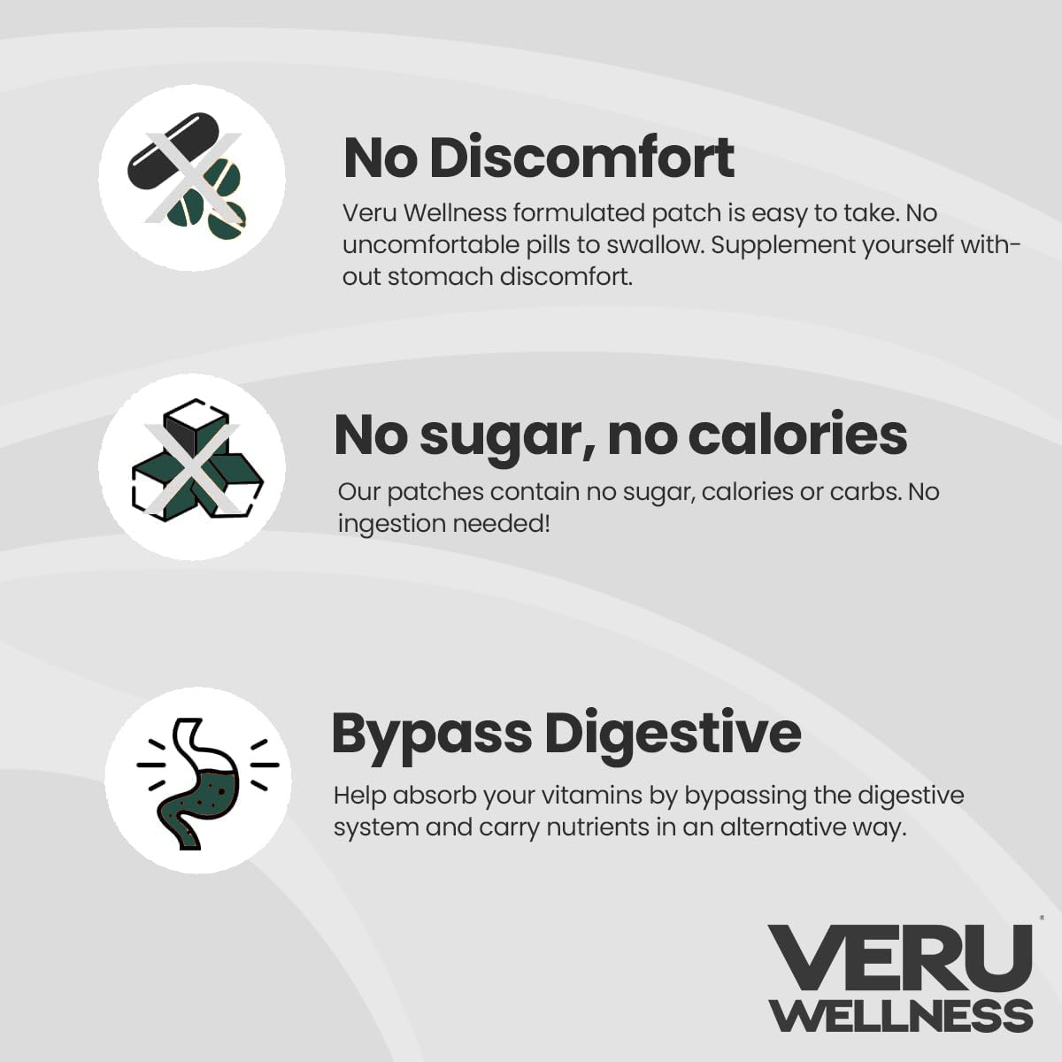 Veru Wellness Bariatric Immune, D3/K2 - Post Bariatric Gastric Bypass and Sleeve Gastrectomy - Non Ingest Patch (60 Days) Veru Wellness buy supplements canada