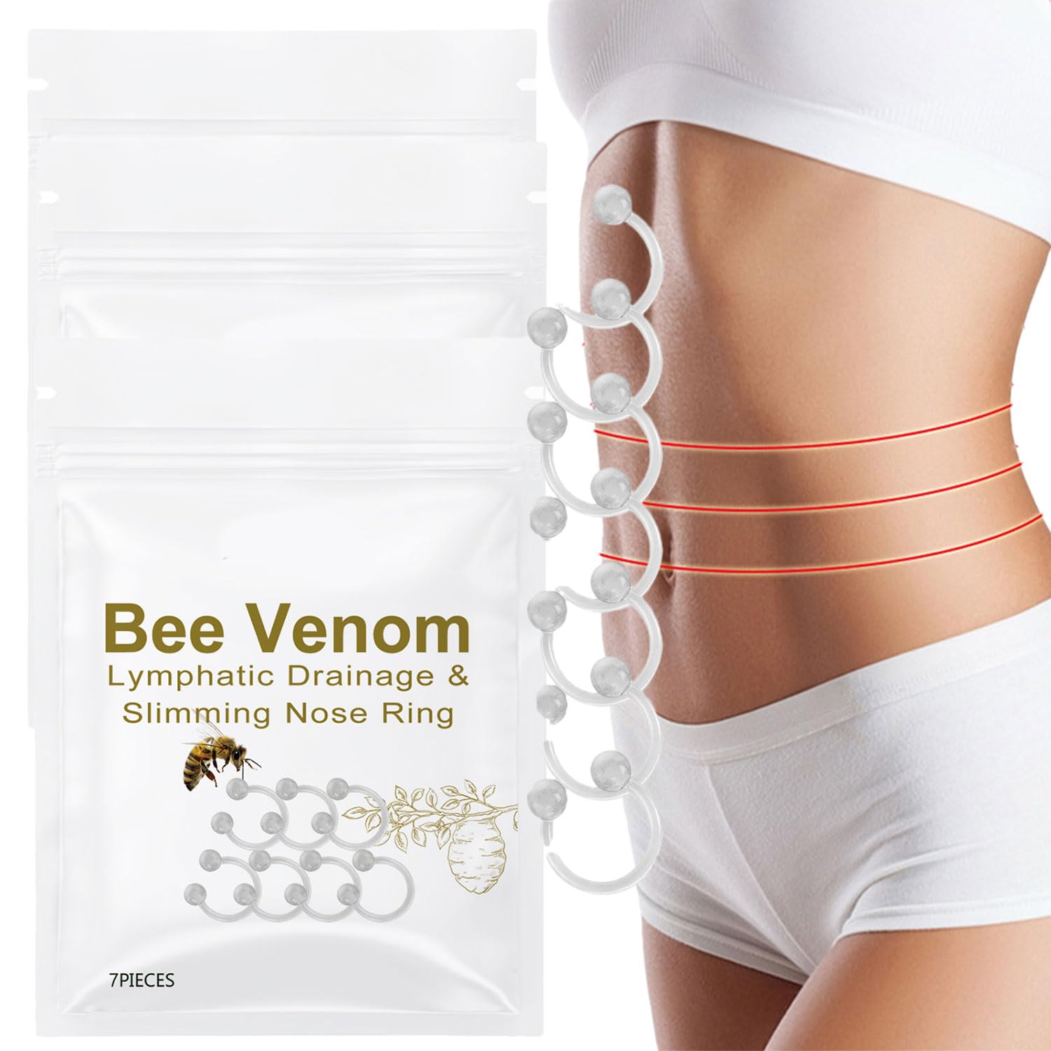 Bee Venom Slimming Nose Ring GGPM Bee Venom Lymphatic Drainage & Slimming Nose Ring Bee Venom Generic buy supplements canada