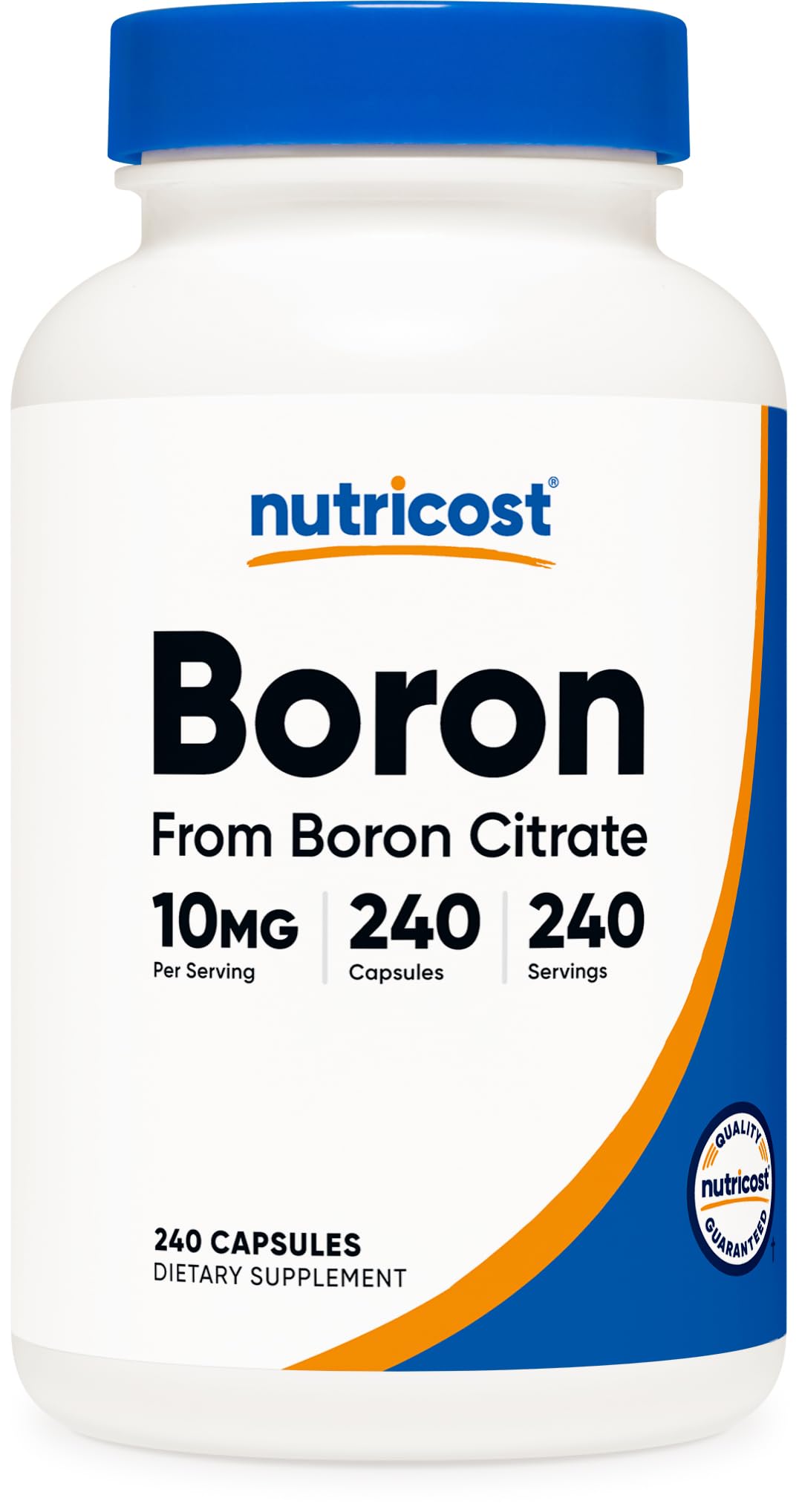Nutricost Boron Capsules 10mg, 240 Vegetarian Capsules, Gluten Free and Non-GMO Nutricost buy supplements canada