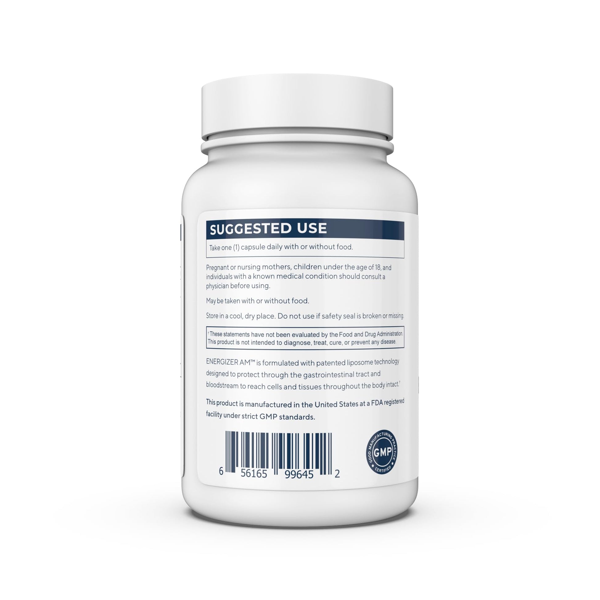 Renue By Science Energizer AM | Liposomal Resveratrol Hesperidin & Green Tea Supplement | 60 Capsules with Trans Resveratrol (65mg) Hesperidin (150mg) Green Tea Extract (35mg) - Non-GMO | Made in USA Renue By Science buy supplements canada