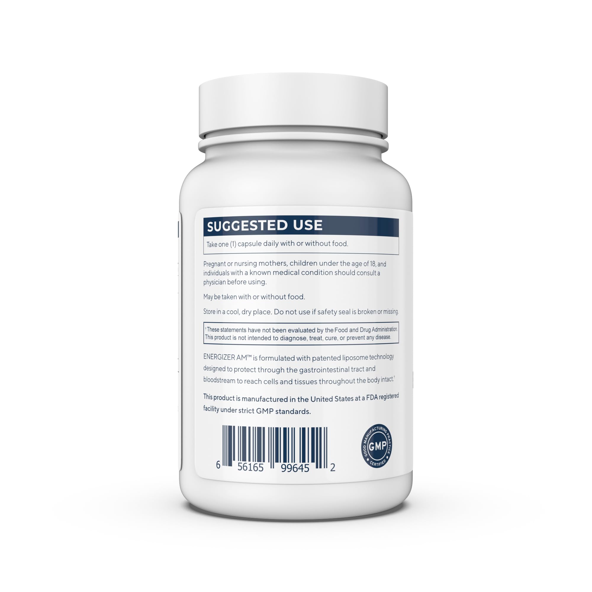 Renue By Science Energizer AM | Liposomal Resveratrol Hesperidin & Green Tea Supplement | 60 Capsules with Trans Resveratrol (65mg) Hesperidin (150mg) Green Tea Extract (35mg) - Non-GMO | Made in USA Renue By Science buy supplements canada