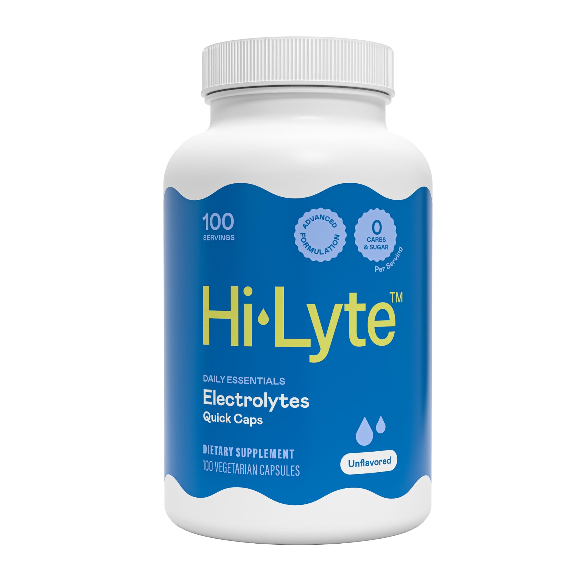 Hi-Lyte Unflavored Electrolyte Capsules - Hydration Support Supplement Tablets - Sodium, Potassium, Magnesium - 100 Servings Hi-Lyte buy supplements canada