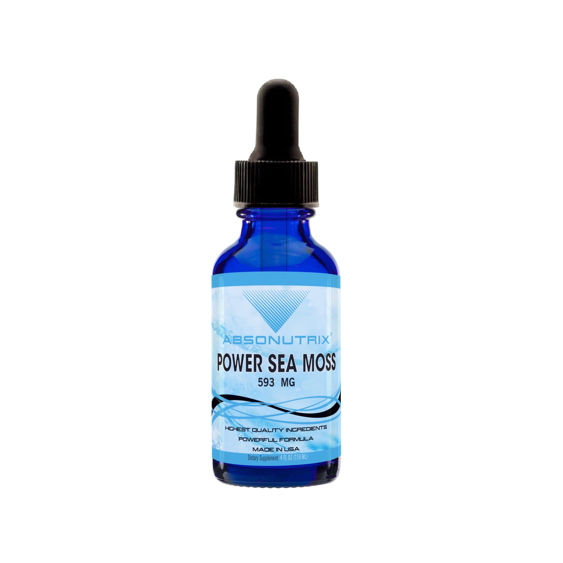 Absonutrix Power Sea Moss with Blend Burdock Root Extract 593mg, 4 Oz Liquid, 200 Servings, Made in USA, Quick Absorption, Quality Potent Ingredients, Third-Party Tested, Non-GMO Absonutrix buy supplements canada