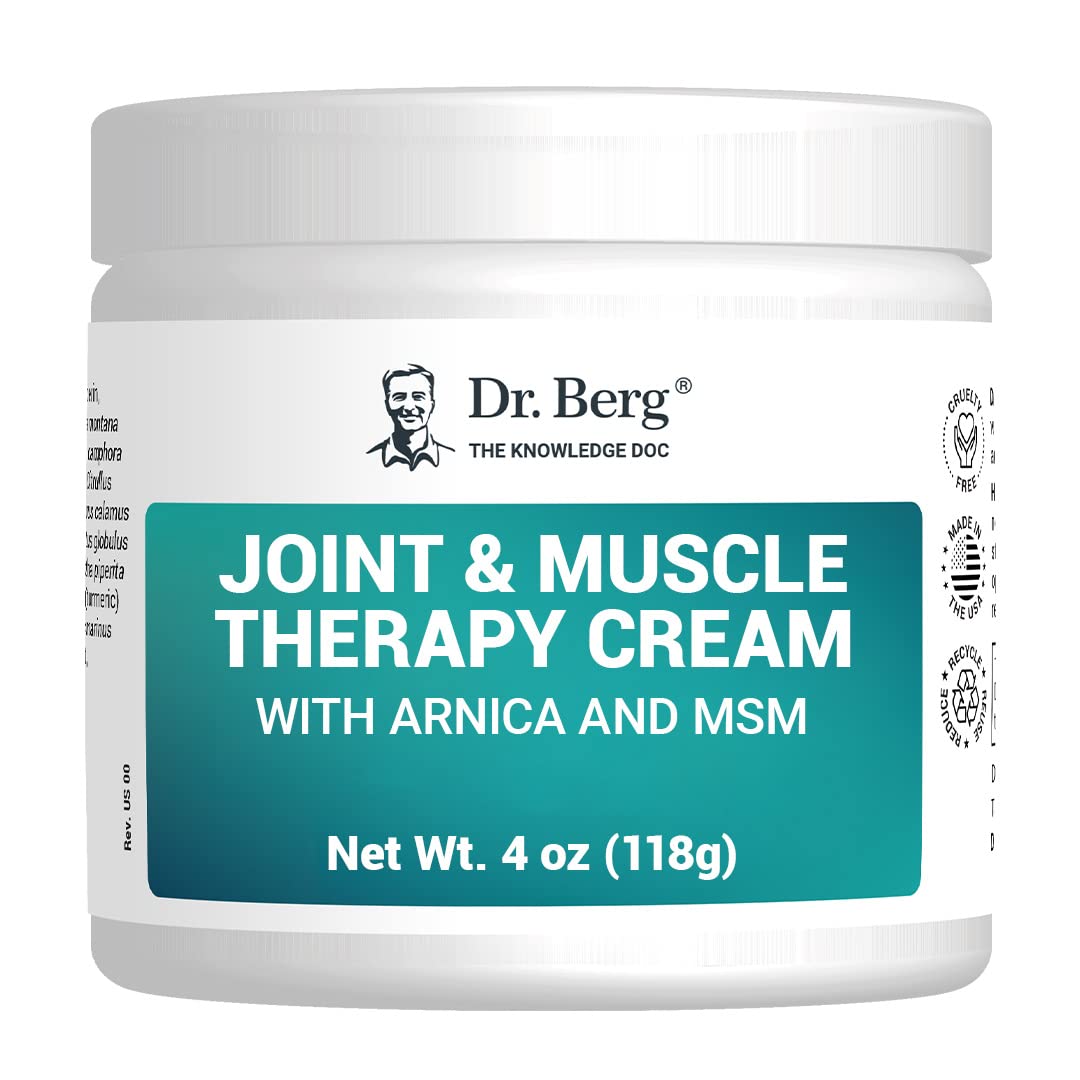 Dr. Berg's Joint & Muscle Cream - Workout Recovery, Full-Body Relaxation, Skin Nourishme Dr. Berg Nutritionals buy supplements canada